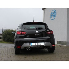 FOX SPORTAUSPUFF 2X 2X76MM TYP 16 FÜR RENAULT CLIO IV TYP R