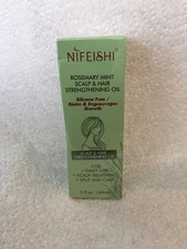 NIFEISHI Rosemary Mint Scalp & Hair Strengthening Oil 2 fl oz. Exp 04/2027 - NEW