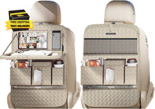 Car Seat Organizers,Multi-Functional Back Seat Protectors, Storage Pouches, and