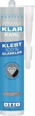 OTTOCOLL KLARKARL 290 ml transparenter Montagekleber silikonfrei & wetterfest