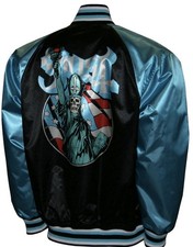 Ghost Franchise Club Varsity Jacket Black Blu...