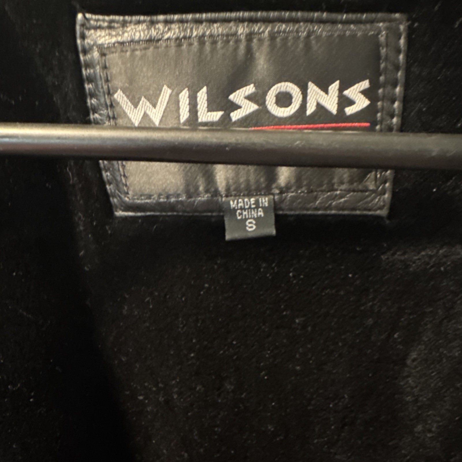 Wilsons Black Double-Breasted Collared Button Jac… - image 3