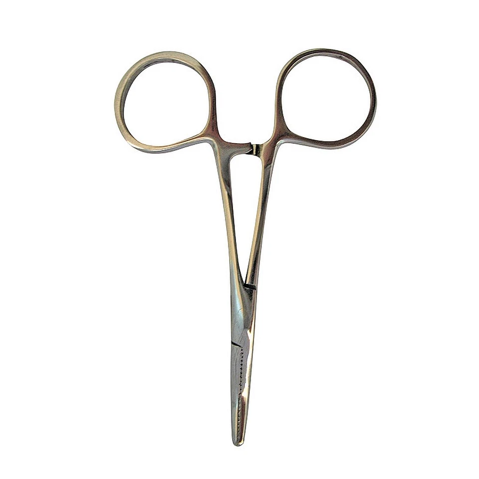 " TEAM FILSTAR" kleiner 10cm gerader Hakenlöser Zange Arterienklemme Lösezange - Bild 1 von 1