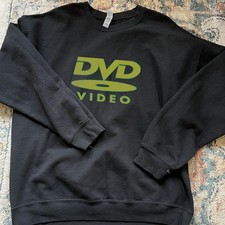 Retro DVD Video Logo Unisex Pullover Sweater Shirt S-5XL