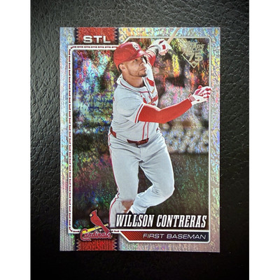 2026 Topps Series 1 #180 Willson Contreras Cardinals Red Sox Holofoil 