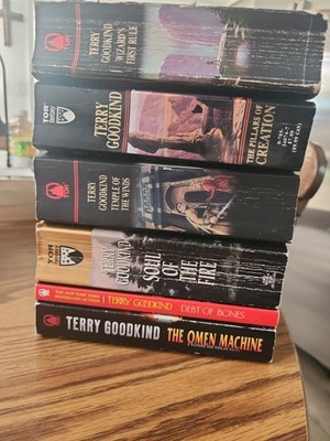 Terry Goodkind Lot Of 6 Sci-Fi Paperback Books