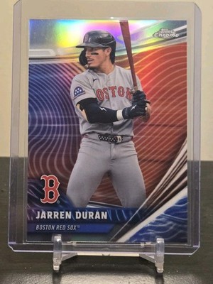 2026 Topps Chrome - JARREN DURAN - Chrome Rivals-Away - Red Sox