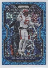 2020 Panini Prizm Rookie No Huddle Blue Prizm 74/79 Julian Blackmon #330 ht1