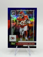 2022 Panini Donruss Optic - Clyde Edwards-Helaire Purple /50 Kansas City Chiefs