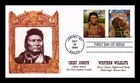 DR JIM STAMPS US COVER CHIEF JOSEPH LEGENDS OF THE WEST FIRST DAY ISSUE COMBO
