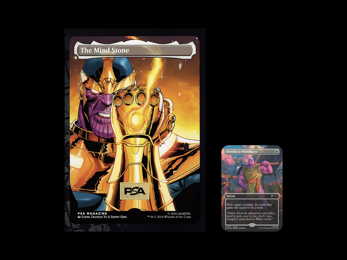 Magic the Gathering Thanos PSA Promo Swords to Plowshares PREORDER