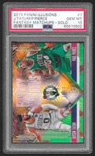2019-20 Illusions Fantasy Matchups #7 Gold /10 Jayson Tatum Paul Pierce PSA 10🍀