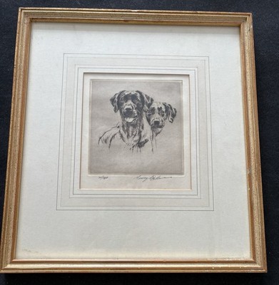 Einzigartige Zeichnung von Hunden