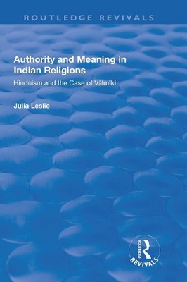 Authority and Meaning in Indian Religions - 9781138708723