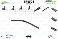 1X Valeo 578504 Wischblatt FüR Seat Jaguar KIA Hyundai Dacia