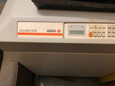 AccuSet 1200  AGFA Film Imagesetter