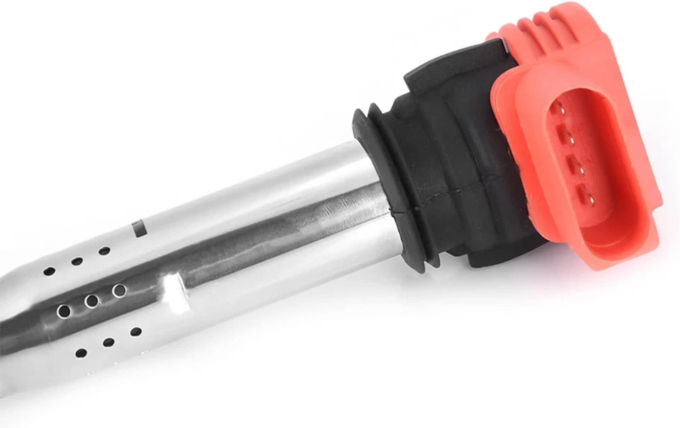 KIT 4 BOBINE ROSSE  AUDI S3 S1 TTS TTRS RS3  R8 GOLFGTI 2.0 1.8T 5V  TFSI TSI - Immagine 4 di 4