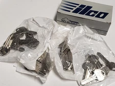Vtg Lot of 40 ILCO Uncut Key Blanks - A1011D41, RU53 Russwin - NOS - NEW
