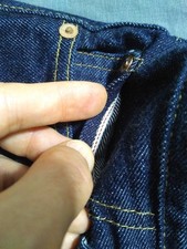 Studio d'Artisan D1890 13oz Loose Straight Indigo Denim Jeans Selvedge - 32 -