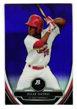2013 Bowman Platinum Chrome Prospects Purple Refractors #BPCP1 Oscar Taveras  