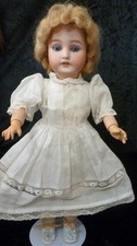 ANTIQUE DOLL , BISQUE DOLL , LIMOGES FRENCH DOLL,  15" / 38cm