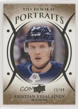 2018-19 Upper Deck UD Portraits Rookies Gold Foil 73/99 Kristian Vesalainen 01ks