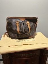 Louis Vuitton Palermo Shoulder Bag PM Brown Canvas