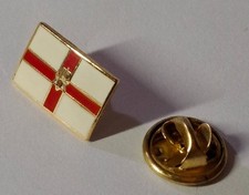 St George Red Hand Of Ulster Small  Collectors Enamel Pin Badge NEW