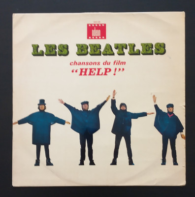 Les Beatles Help 1st Press 1965 OSX 230 Rare French Blue Odeon Label EX Vinyl