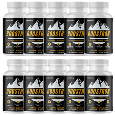 Boostron Supplement   Supports Stamina & Energy Formula | 10 Bottles