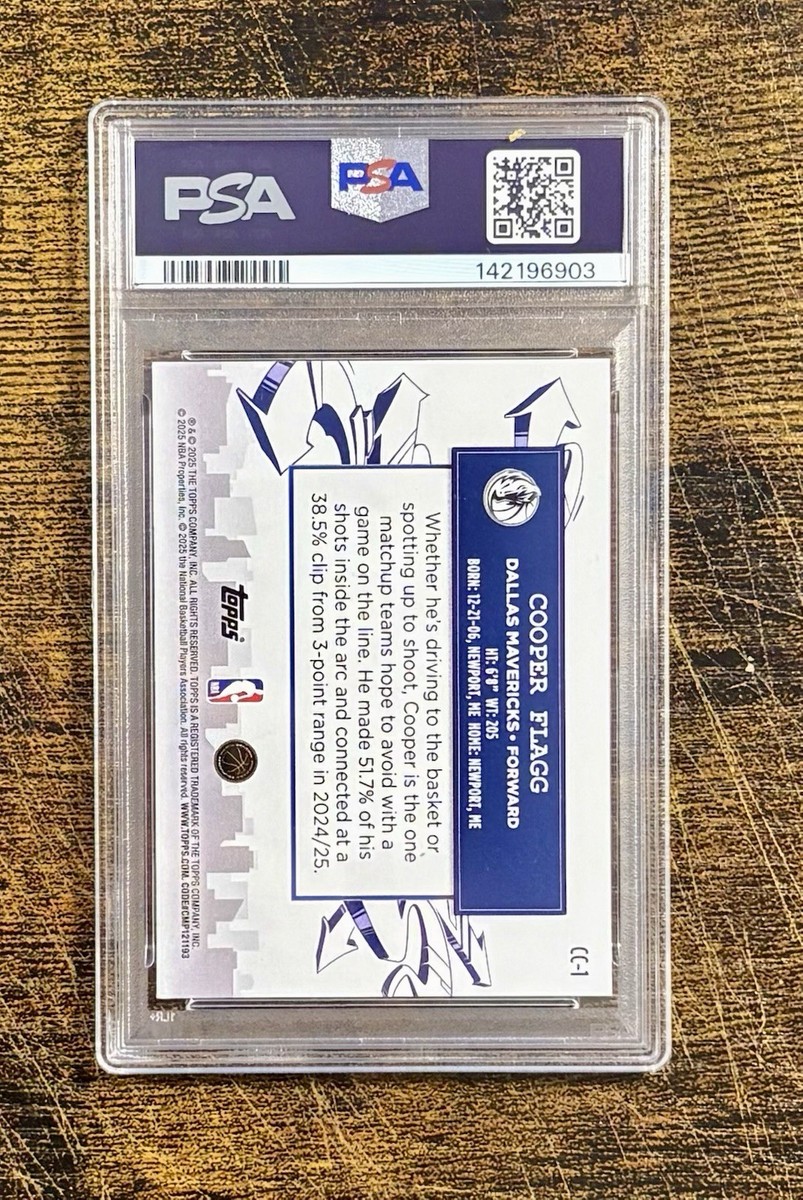 2025-26 Topps - Clutch City Prospects Cooper Flagg #CC-1 (RC) for