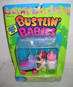 #3479 NRFC Vintage Galoob Remote Control Bustlin Babies Lil Strolling Baby