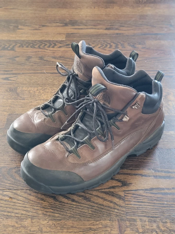 The North Face Vintage X-2 Leather  Gore Tex Hiking Boots Mens US Size 14 ☆EUC☆ - Image 2 of 4
