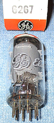 1 NOS GE 6267 EF86 Vacuum Tube for Audio PreAmps and FM Radio  GREAT BRITAIN