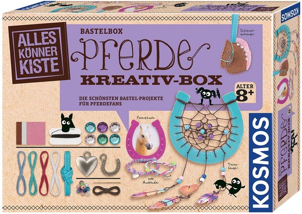 Kosmos 604363 Pferde Kreativ-Box Diy Bastelset KreativitäT Kinder Ab 8 Jahren-image