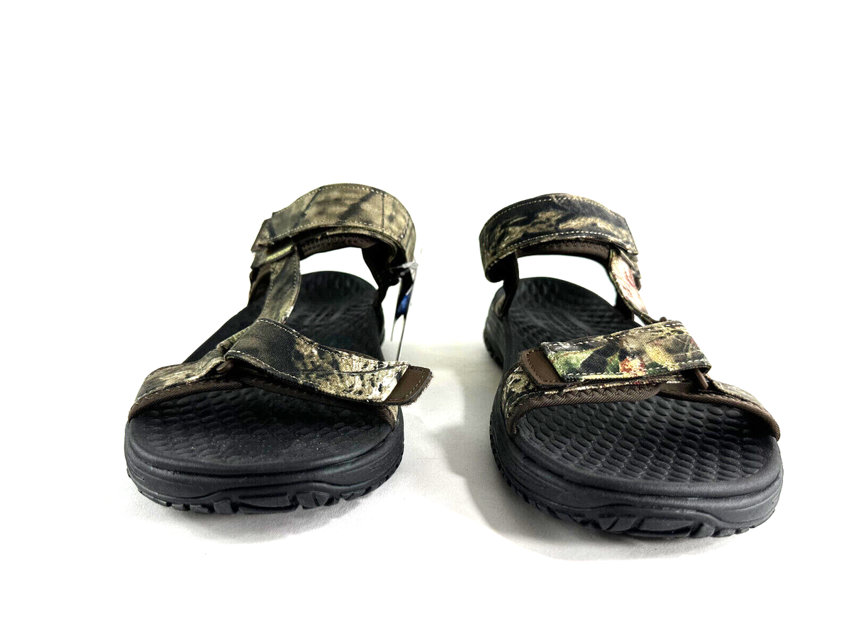 Skechers Mossy Oak Luxe Relaxed Fit Foam Sandals Camo Men`s 