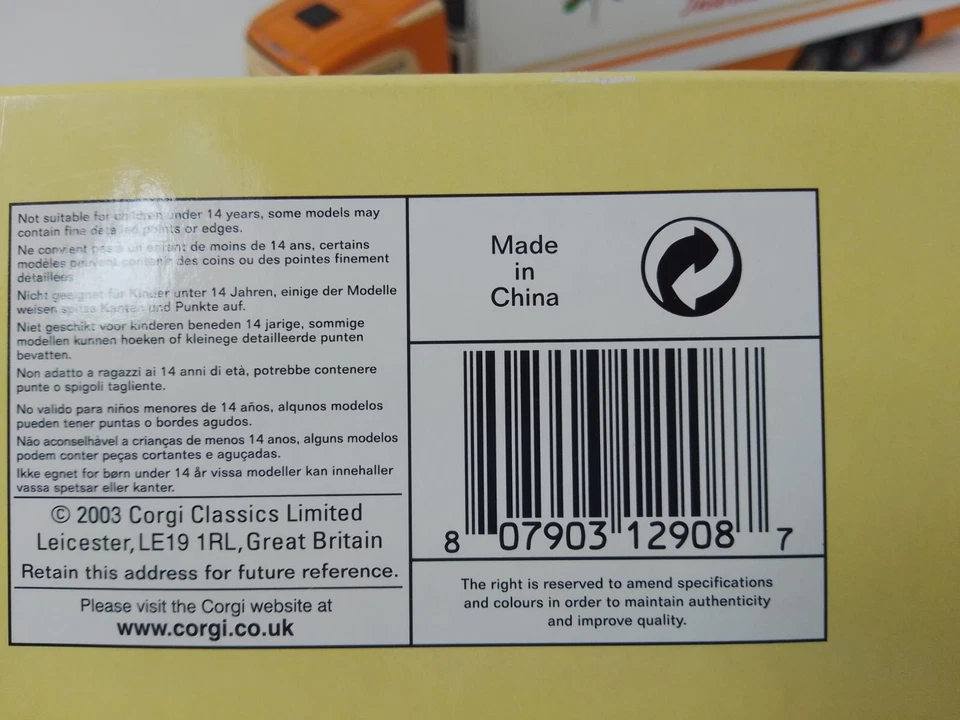 Corgi Scania Topline Fridge Trailer L.E. JONES LTD 1/50 CC12908 LIMITED EDITION - Immagine 3 di 3