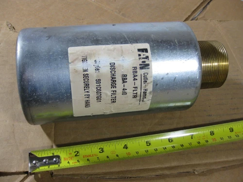 Eaton Cutler Hammer RBA4-FLTR RBA-400 Discharge Filter 591C607G01