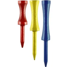 Pride Professional Golf Tee System  Wooden Two Piece Step Tees, Driver, FW, Iron