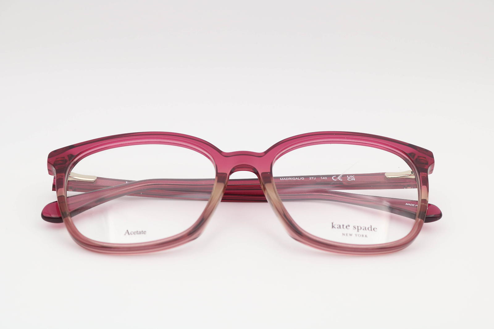 Kate Spade Madrigal/G Purple Round 2Tj Eyeglasses Frames 53-18-140