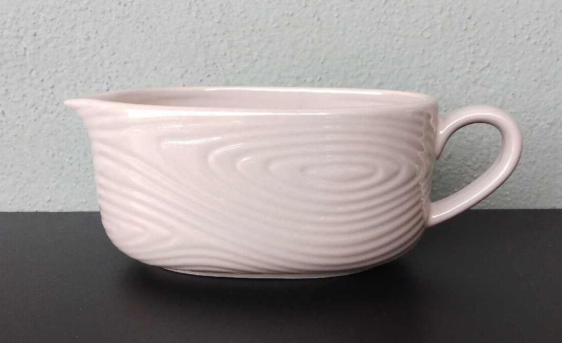 TEMPTATIONS WOODLAND TAUPE / BEIGE GRAVY SAUCE BOAT NEW eBay