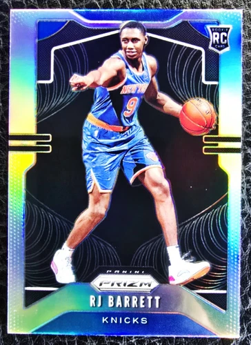 RJ BARRETT 2019-20 PANINI PRIZM SILVER PRIZM ROOKIE RC REFRACTOR #250 NBA
