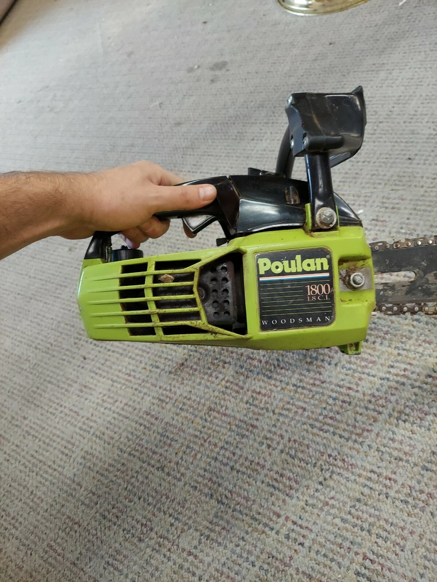 Green Poulan Chainsaw