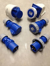 CEE Camping Caravan 16A 3-polig Stecker Kupplung Wandsteckdose Adapter PCE TWIST