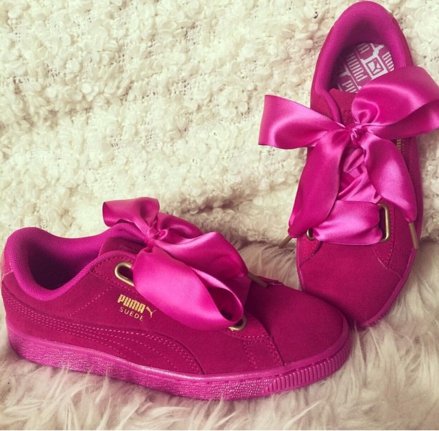 puma suede heart 36