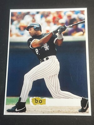 Box 55: 1993 St. Club MISSING FOIL WHITE BORDER PROOF Bo Jackson