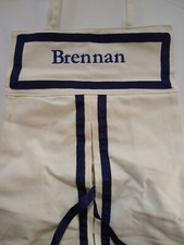 Pottery Barn Kids Harper Nursery Baby Diaper Holder Stacker name BRENNAN New 