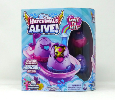 Hatchimals Alive, Make a Splash Playset with 15 Accessories New