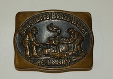 Anacortes Brass Works Foundry Vintage Belt Buckle