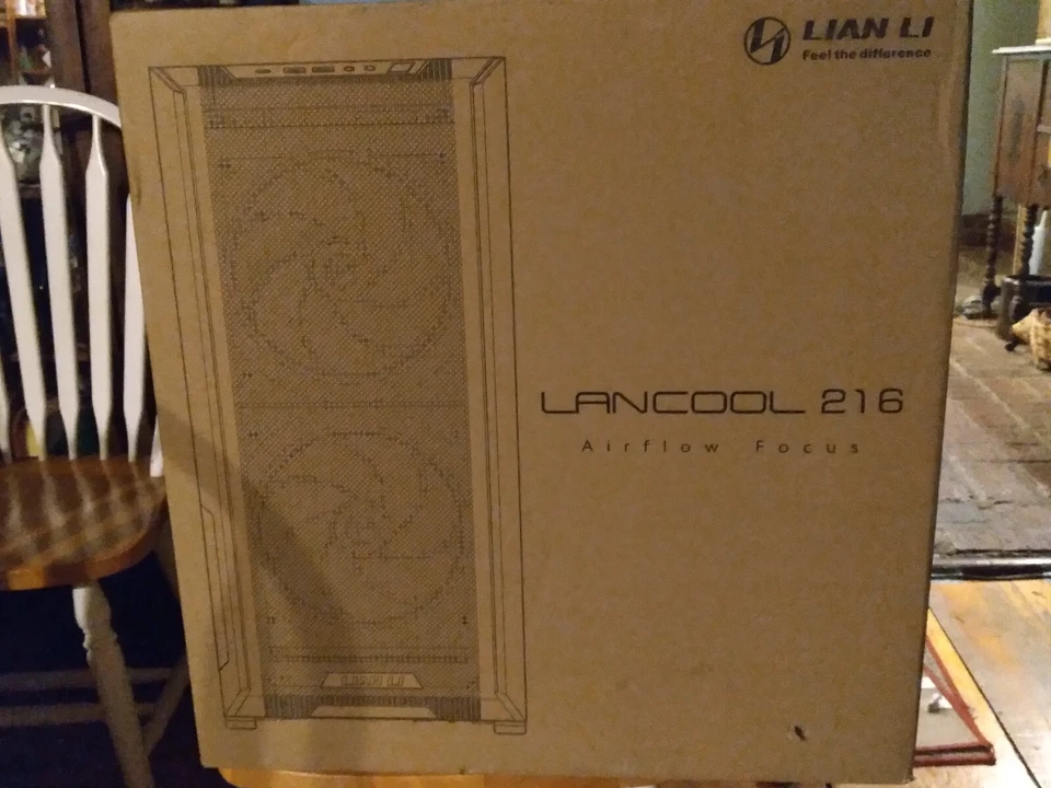 Lian Li Lancool 216X Black (NON-RGB) Airflow Focus PC Mid Tower Case Mini E-ATX - Image 2 of 4